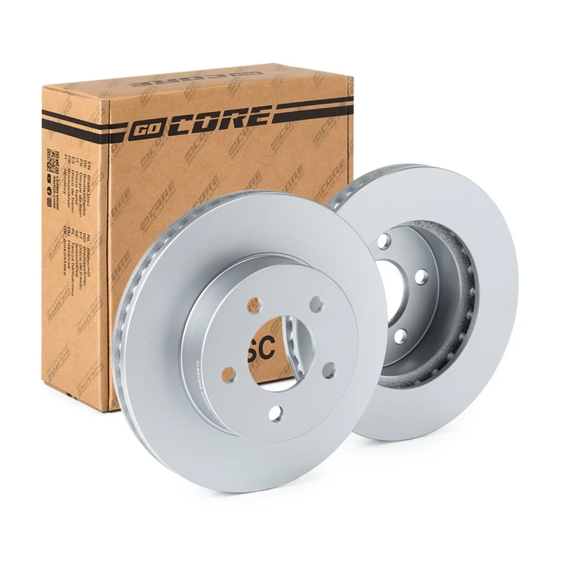 Image of goCORE GCH20480 Brake disc Front Axle, Vented, Cast Iron, High-carbon, without bolts/screws Cast Iron Brake Disc (82)