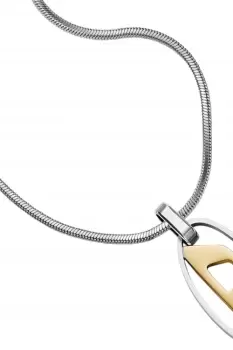 Gents Diesel Jewellery Single Pendant Necklace DX1421931