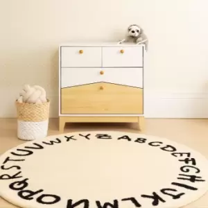 Image of Cody 4 Drawer Chest White/Brown