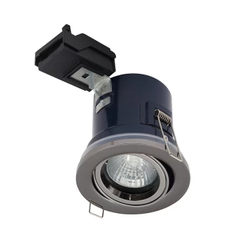 image of Black Adjustable IP20 Fire Rated Downlight - Pack of 4