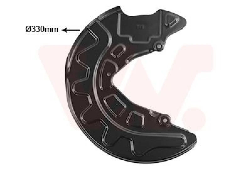 Image of VAN WEZEL Brake disc backing plate VAN WEZEL 5766372