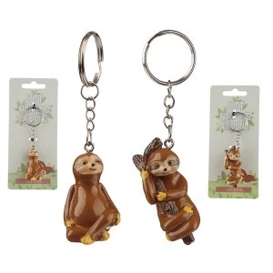 Image of Fun Sloth Keyring (1 Random Supplied)