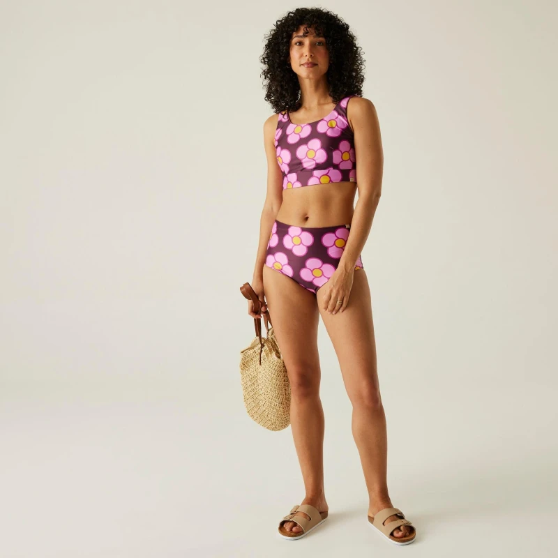 Image of Regatta Womens Orla Bikini Set in Pink Size: 12 Pink Female 12