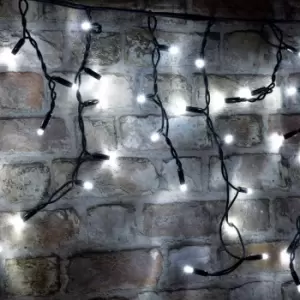 image of Lyyt-Connect 2m 100 Cool White LED Connectable Outdoor Icicle Lights