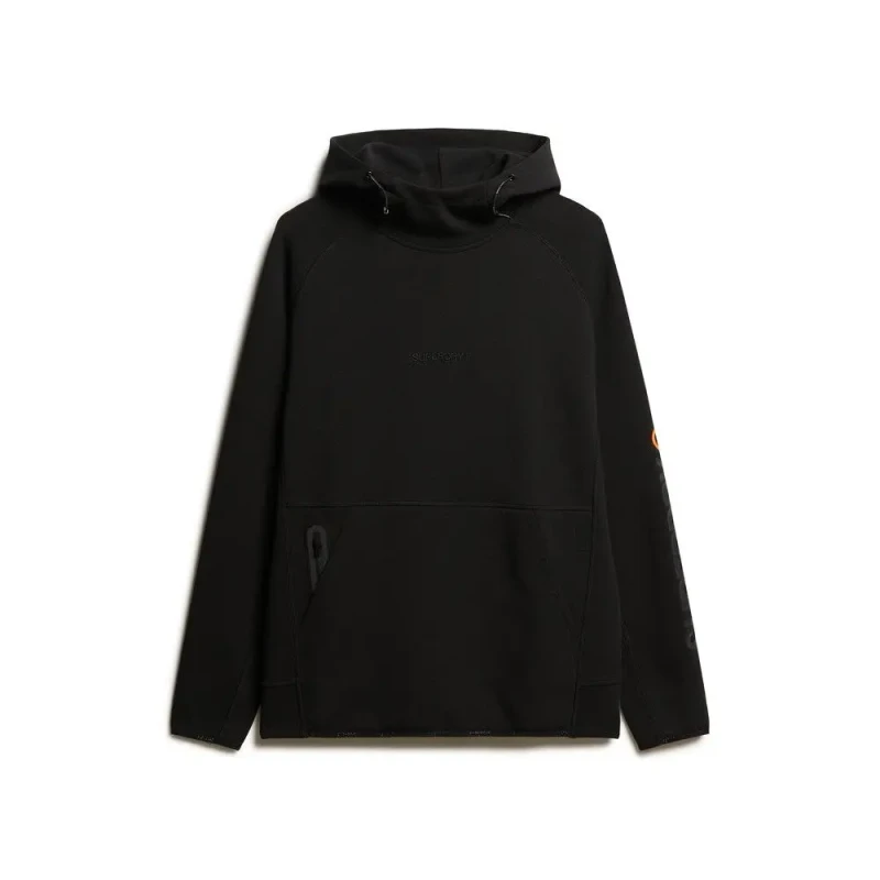 Image of Superdry Loose-fitting hooded sweatshirt Superdry Tech Logo Noir Male 2XL