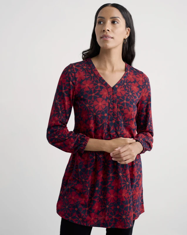 Image of Seasalt Seasalt Cornwall Peg Loom Tunic Purple Multi-Coloured - Seasalt - Size: 16 Purple Multi-Coloured Female 16 PV79905