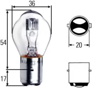 Image of Bulb S1 25/25 W Ba 20 D 8GD008897-121 by Hella