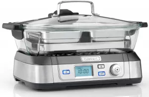 Image of Morphy Richards IntelliSteam Steam cooker Stainless steel, Black