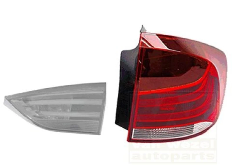 Image of VAN WEZEL Rear light VAN WEZEL 0678922