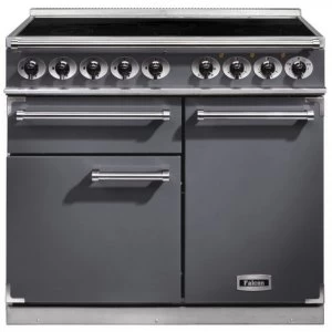 image of Falcon F1000DXEISL-N 1000 DELUXE Induction Range Cooker - Slate. Nickel Trim