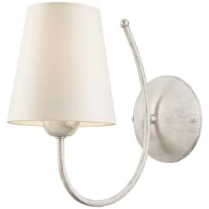 image of Fabrizio Wall Lamp With Shade White, 1x E27