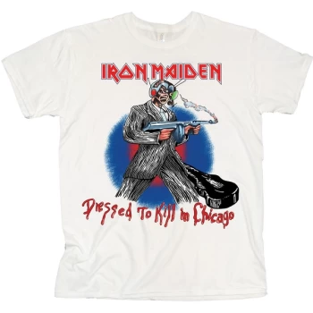 Image of Iron Maiden - Chicago Mutants Unisex Small T-Shirt - White