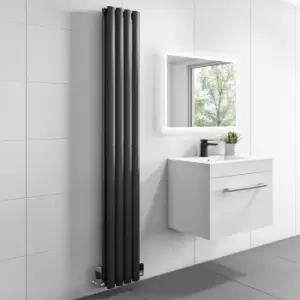 Image of Anthracite Vertical Double Panel Radiator 1600 x 240mm - Margo
