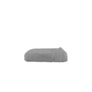 Image of A&R Towels Organic Woven Hand Towel (One Size) (Grey)