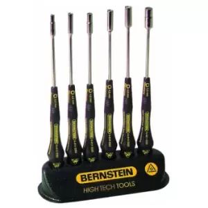 image of Bernstein 6-610 ESD Socket Wrench Set In Table Support - 6 Piece