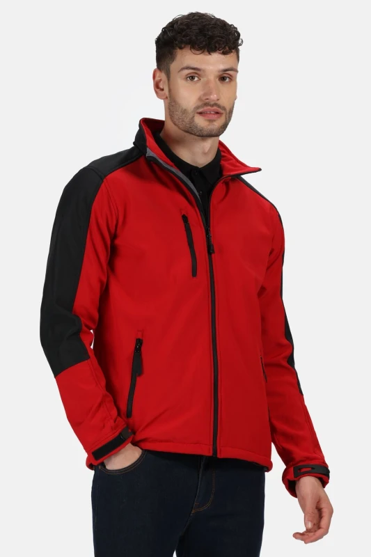 Image of Regatta Hydroforce Hooded Softshell Jacket Red