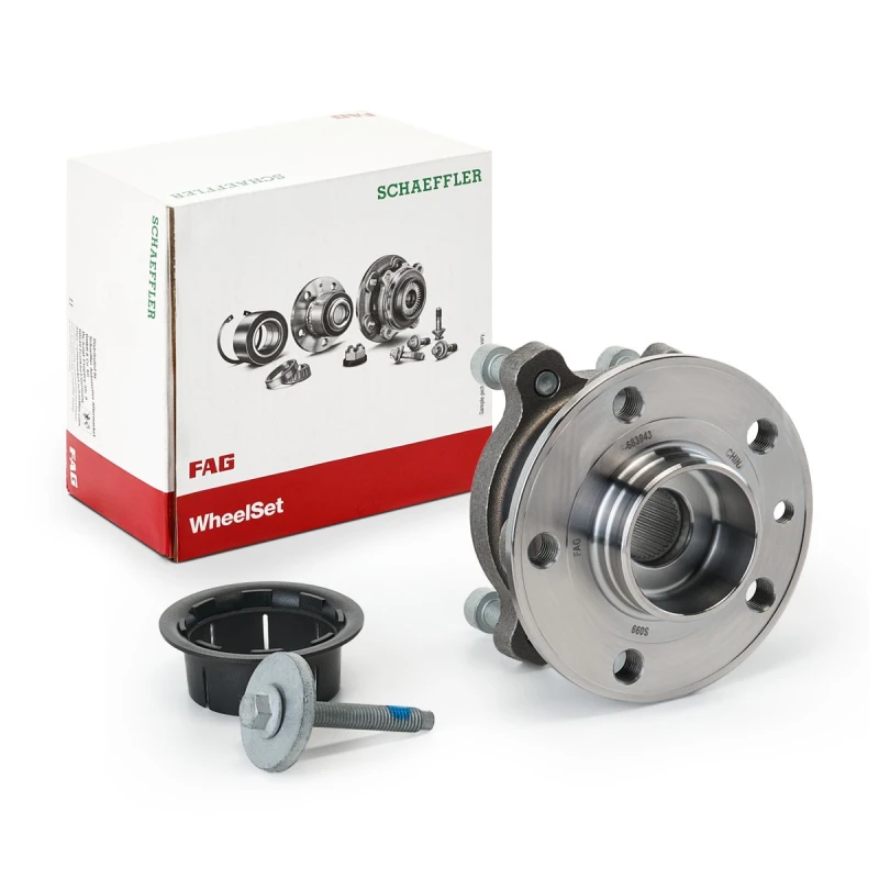 Image of FAG 713 6604 80 Wheel bearing kit Photo corresponds to scope of supply Wheel Bearing Kit (654)