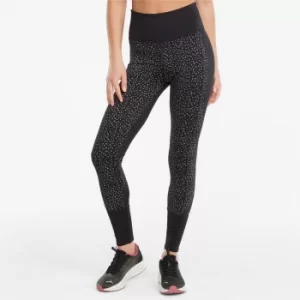 PUMA High Waist Full-Length Womens Running Leggings, Black, size Small, Clothing