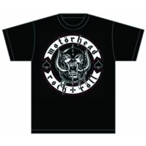 Image of Motorhead Biker Badge Mens T Shirt: Large