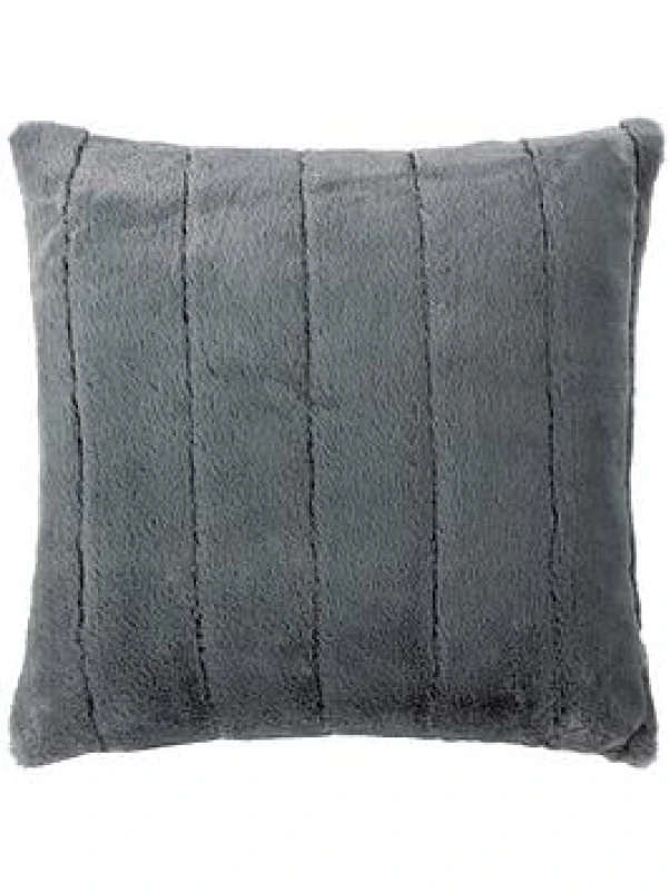 Image of Paoletti Paoletti Empress Faux Fur Cushion in Dark Green Size: 45cm x 45cm Dark Green 45cm x 45cm Unisex 5025532831606