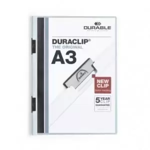 Image of Durable Duraclip Clip File A3 Blue