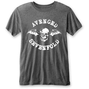 Image of Avenged Sevenfold - Deathbat Unisex Large T-Shirt - Grey