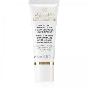 Image of Collistar Pure Actives Anti-Dark Spot Concentrate Glycolic Acid + Niacinamide Facial Emulsion for Pigment Spots Correction 25ml