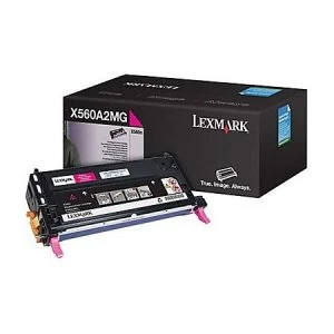 Image of Lexmark X560A2MG Magenta Laser Toner Ink Cartridge