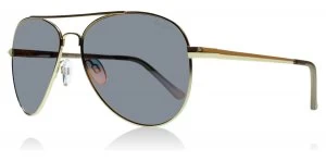 image of Le Specs Drop Top Sunglasses Gold Drop Top 60mm