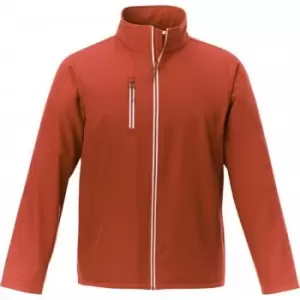 image of Elevate Orion Mens Softshell Jacket (3XL) (Orange)