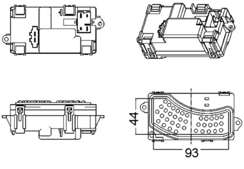 Image of Blower motor regulator MAHLE ABR 5 000S