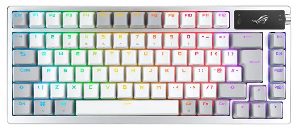 Image of Asus ROG Azoth White NX Snow Switch Mechanical Keyboard - 90MP031A-BKEA11