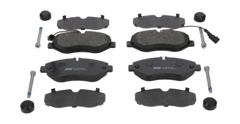 Image of JURID 2919009561 Brake pad set incl. wear warning contact, with accessories Brake Pad Set,disc brake (402)