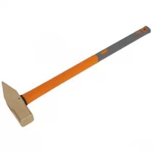 image of Sealey NS081 Cross Pein Engineer's Hammer 6.6lb Non-Sparking