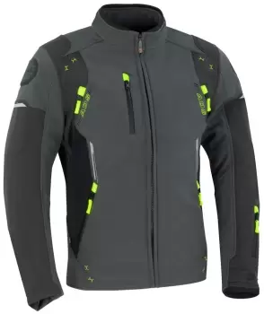 Image of Bering Diskor Motorcycle Softshell Jacket, grey-green, Size 2XL, grey-green, Size 2XL
