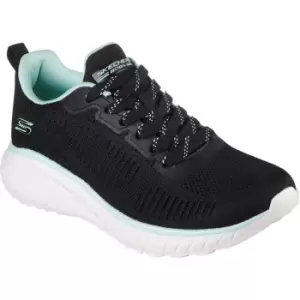 Image of Skechers Womens Bobs Squad Chaos Parallel Lines Trainers UK Size 4 (EU 37)