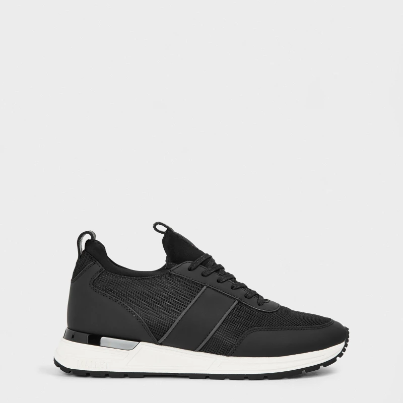 Image of Mallet Mens Archway Lite Low-Top Trainers Black male 6 (40)