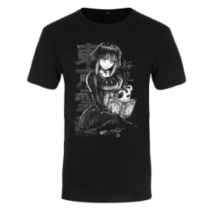 Image of Tokyo Spirit Mens Oka Monochrome T-Shirt (L) (Black)