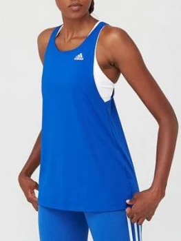 Image of Adidas Designed To Move Tank Top - Blue
