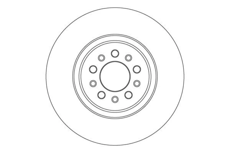 Image of Brake disc TRW DF6837S