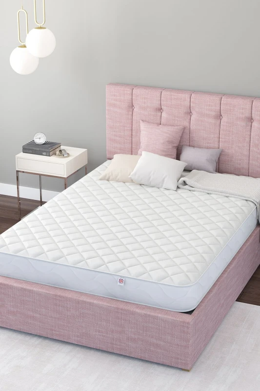 Image of Aspire UK Made Coil & Memory Foam Mattress White