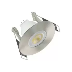 Integral Evofire Mini Fire Rated Downlight 45mm Cutout IP65 Satin Nickel Round