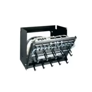 Image of Middle Atlantic Products PPM-6-12 rack cabinet 6U Wall mounted rack Black
