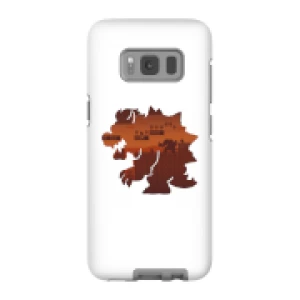 image of Nintendo Super Mario Bowser Silhouette Phone Case - Samsung S8 - Tough Case - Gloss