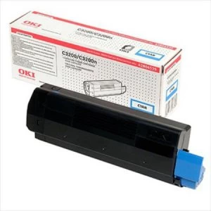 Image of OKI 42804539 Cyan Laser Toner Ink Cartridge