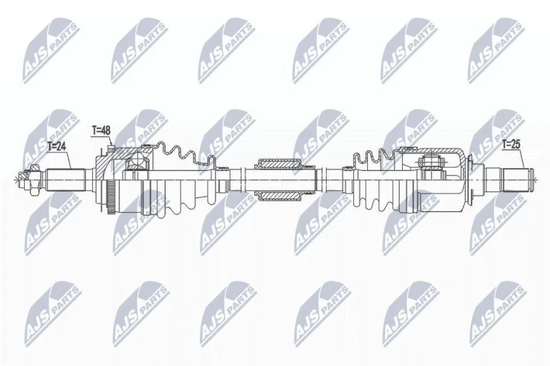 Image of NTY Drive shaft NTY NPW-HY-551