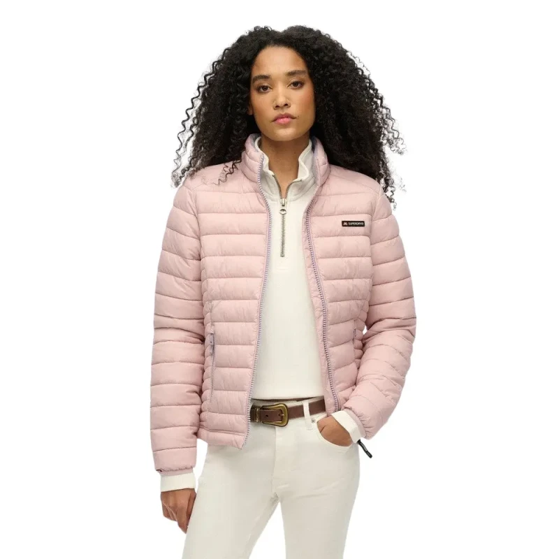 Image of Superdry Womens Superdry Fuji Lite Puffer Rose Female XL