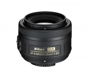 image of Nikon AF S DX NIKKOR 35mm f 1.8 G SWM Standard Prime Lens