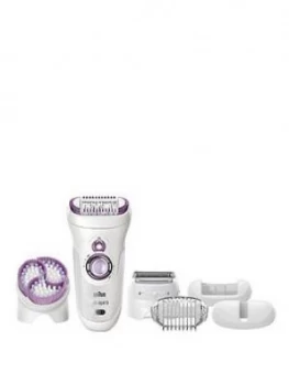 image of Braun Silk-Epil 9961 Wet & Dry Epilator With Skin Spa And Sonic Exfoliation System