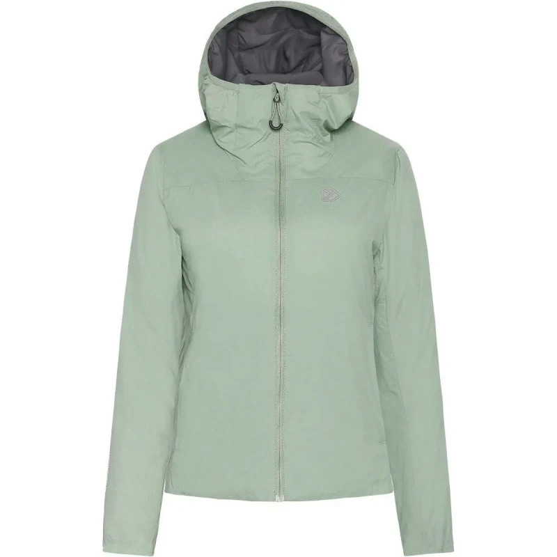 Image of Womens hooded jacket Didriksons Karix 2 Vert Female 36